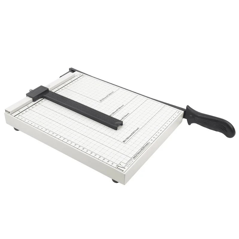 A4 Size Manual Office Guillotine PVC Iron Sheet Paper Trimmer Cutter