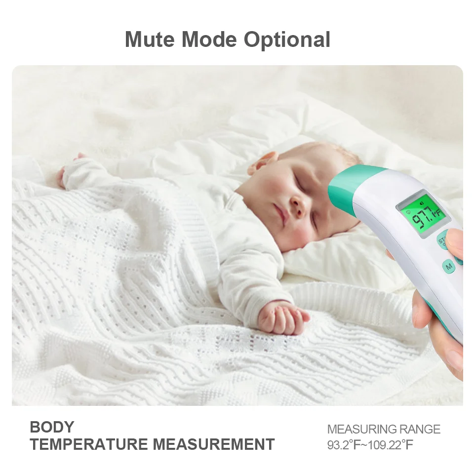 Dedakj Factory Medical Home Digital Forehead Thermometer For Baby And Adult Approved infrared thermometer