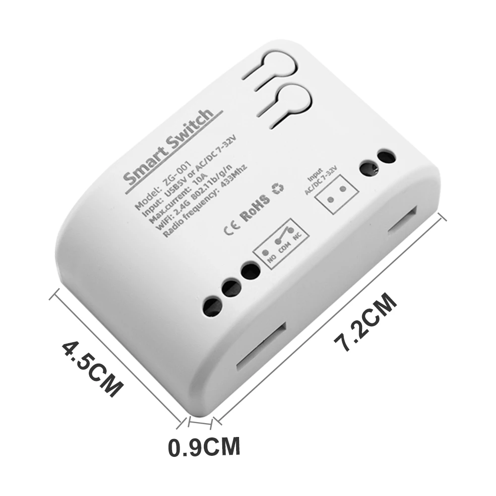 Smart Zigbee Switch DC 12V 24V Module 1 Channel Tuya Automation DIY Circuit Breaker Control Works with Alexa Google Home