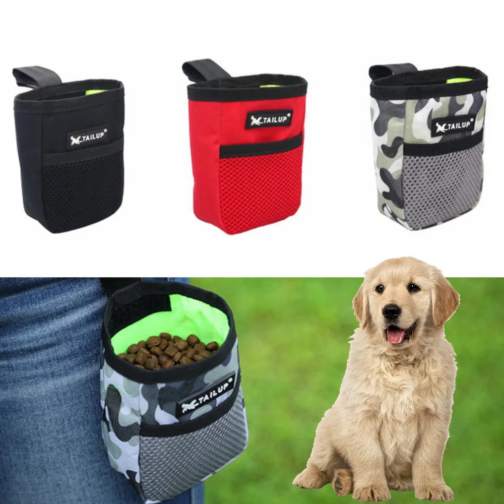 
Mini Outdoor Portable Training Dog Snack Bag Pet Supplies Strong Wear Resistance Large Capacity Puppy Snack Reward Waist Bag 