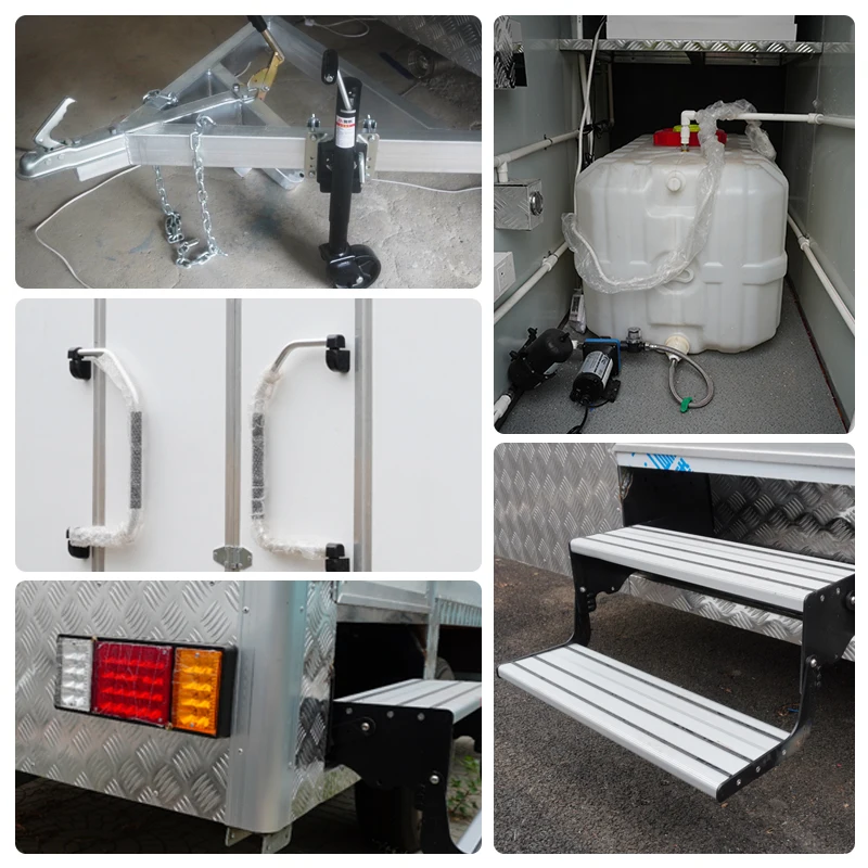 Most Popular High Quality Mobile Toilet Trailer One Man And Woman 2 Rooms Fully Function Prefab Outdoor Toilet For Sale