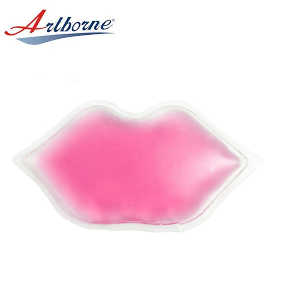 Eco-friendly Gel Lip Shaped Ice Pack for Beauty Care Clinic and Salons Lip Ice Pack Hot & Cold Therapy Lip Ice Pack