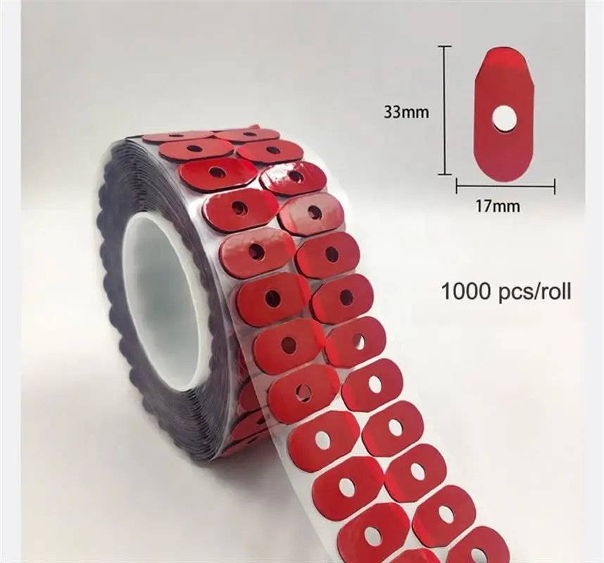 High Quality Super Adhesive Blocking Pads for Super Hydrophobic Optical Lenses Red Lens Edging Pads for Lens Grinding Wholesale