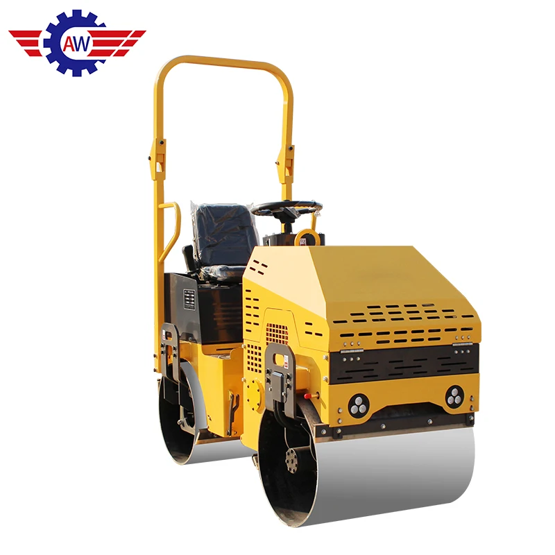 Cheap price 1ton Double Drum Hydraulic Vibratory Mini Road Roller