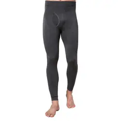 Термобелье W065WH, бесшовное, HEATMAX, компрессионное нижнее белье для бедер, ягодиц, длинные леггинсы, брюки, теплое нижнее белье для мужчин