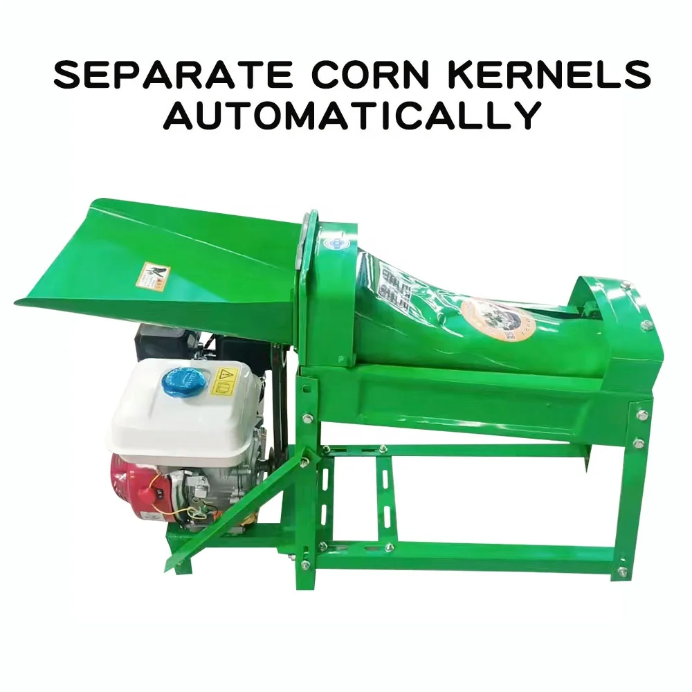 Tingxiang High Peeling Rate 1.0t/h gasoline Diesel engine farm automatic home use maize sheller zambia corn sheller for sale