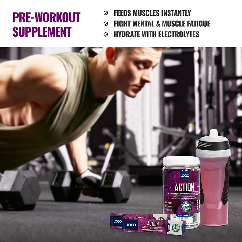 Factory Price Premium Quality Healthcare Supplements Muscle Support Anti-Fatigue BCAA Powder
