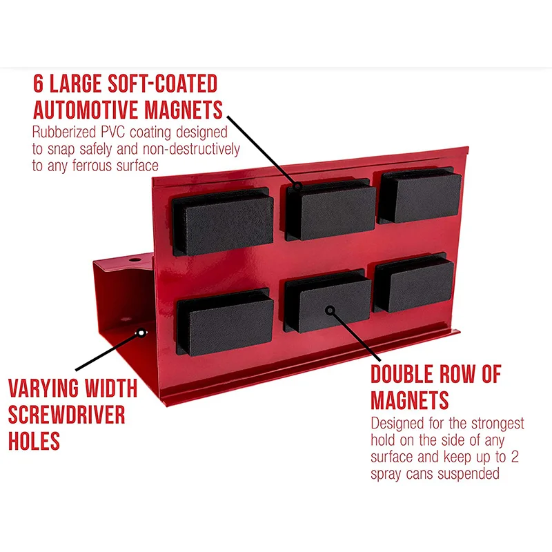 Custom Made China Spray Can Holder Can Wall Mount Storage Rack Heavy Duty Paint Bottle Rack