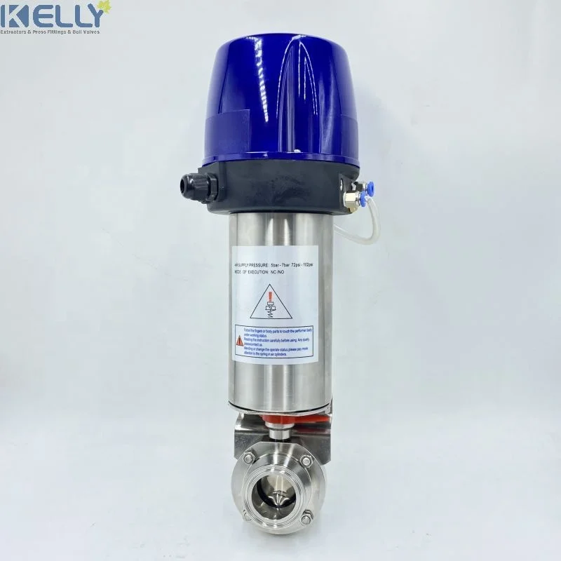11/2inch Adjustable 0-10 Bar Sanitary Tri Clamp Safety Valve  304 Stainless Steel