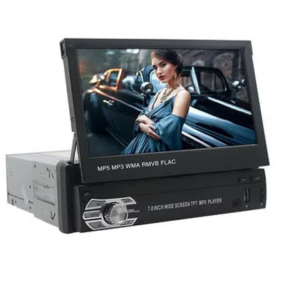 Universal 7 inch Auto Car BT MP3 MP4 MP5 Player FM Telescopic Telescoping Car Radio