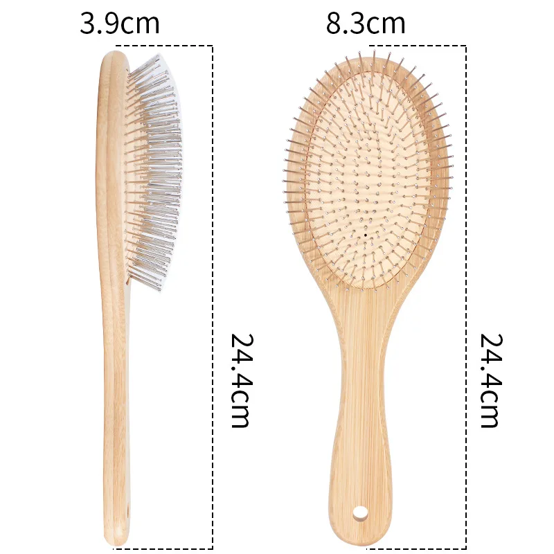 Yaeshii Premium Wooden Bamboo Hair Brush Improve Hair Growth Wood hairbrush Prevent Hair Loss Comb Bamboo Comb Teeth