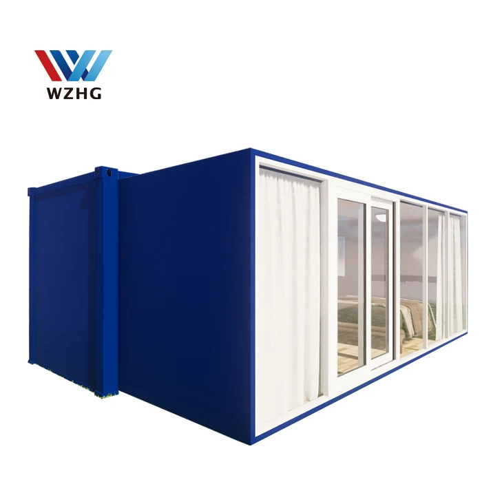 Съемный 20-футовый раздвижной складной Австралийский раздвижной Контейнер для дома, контейнер для дома с 1 спальней, кухней и ванной