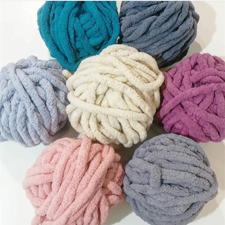DIY use Soft Blanket  Thick Yarn Knitting Chunky hand Knitting Yarn