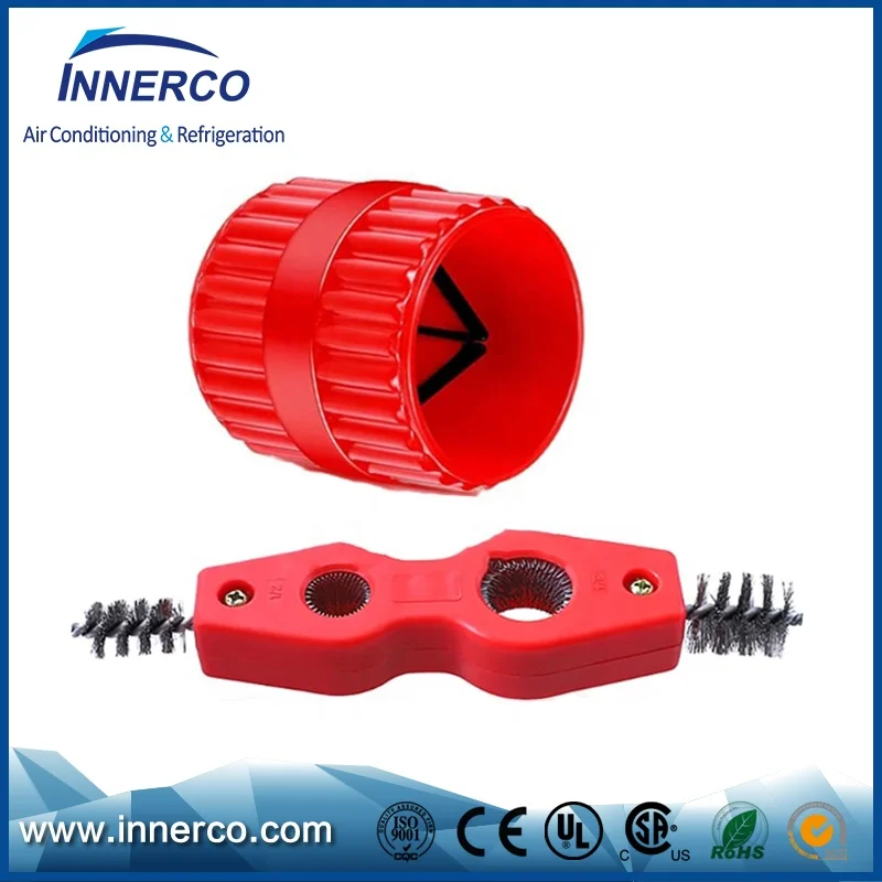 4-in-1 Copper Pipe Tubing Brush Cleaner Tool  for Plumbing Installation, Soldering, Copper Pipes