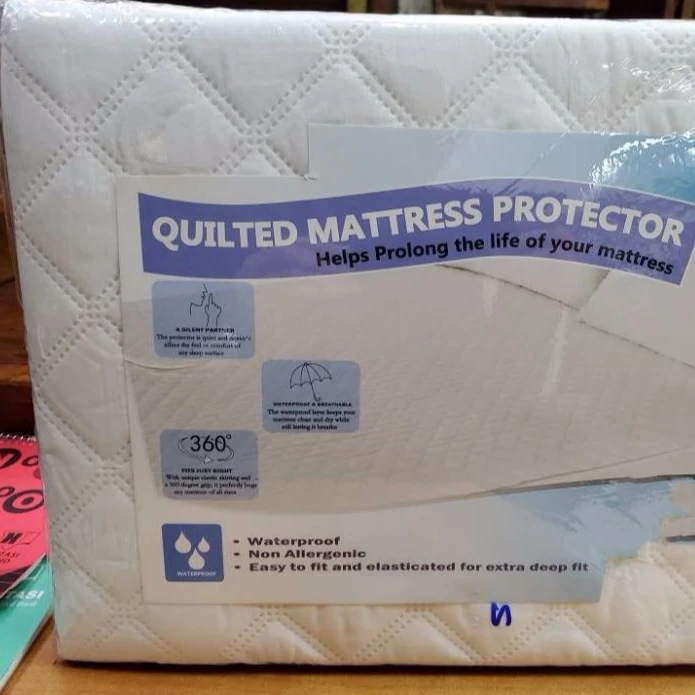 Ultrasonic mattress protector high quality mattress topper bed for hotel waterproof
