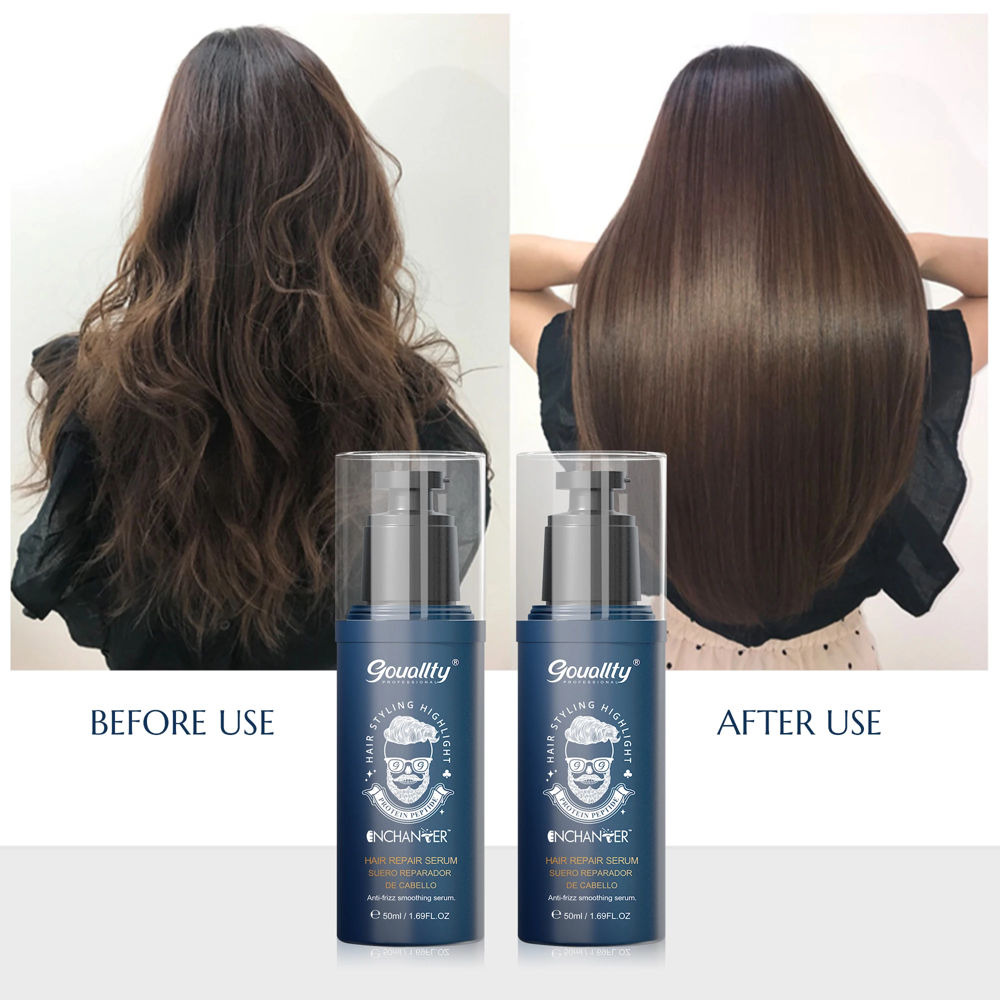 Global Agent Keratin Custom Moisturizing Shine Organic Hair Care Treatment Argan Oil Silk Hair Serum Oil