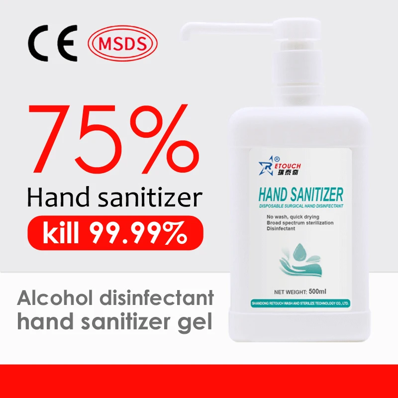 75% Alcohol hand sanitizer gel hand wash hand sanitizer