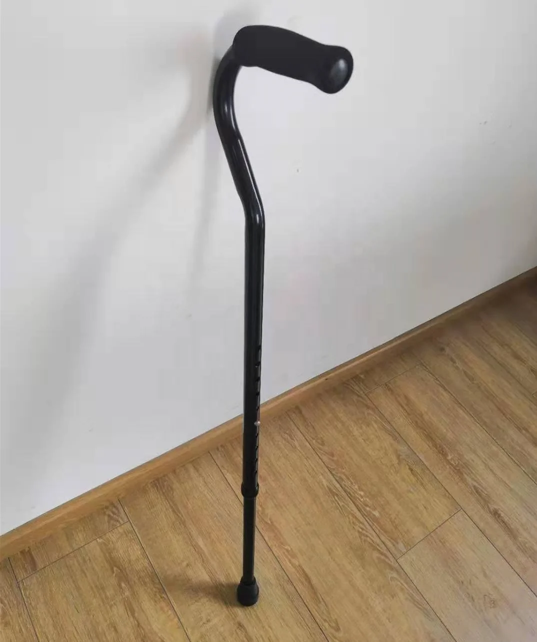 Lightweight  Height Adjustable Aluminum Walking Cane With Swan Neck Hand For Men And Women CA209
