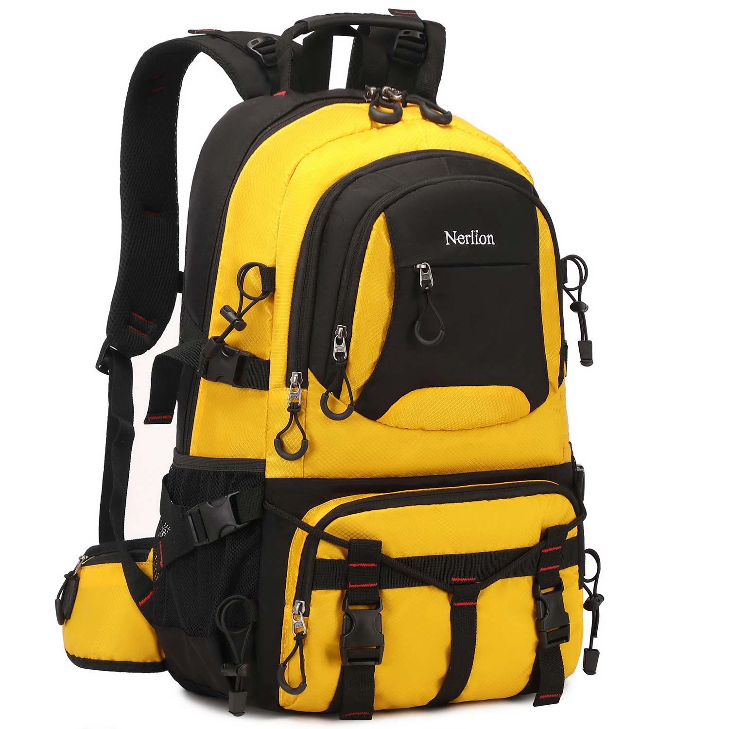 N-243 Nerlion 3 Days Delivery Sports Backpack Bag Wholesale Cheap Price 40l Outdoor Yellow Waterproof Custom Hiking Backpacks