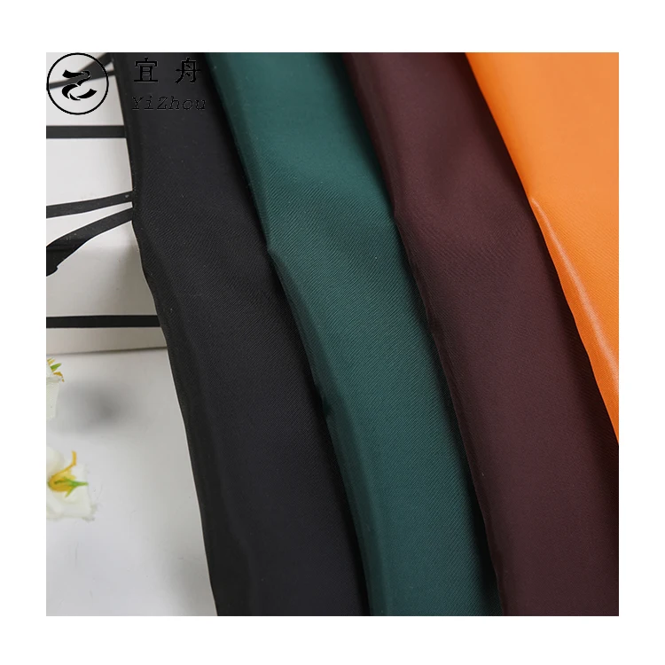 wholesale 210T poly taffeta 100 polyester lightweight lining fabric for jacket clothes and bags