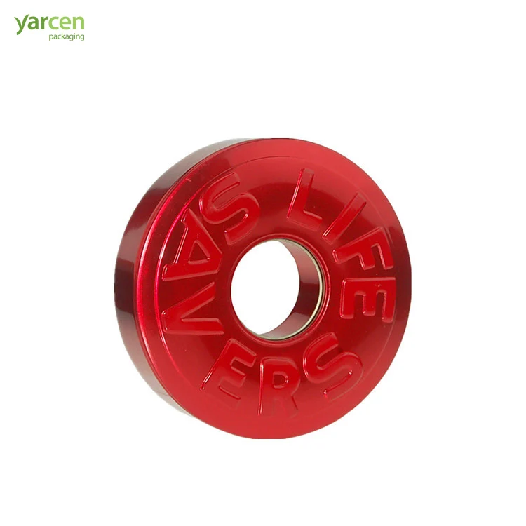 Manufacturers Custom Ring Shape Food Packaging Tin Box Donut Pastry Tin Box Personalized Tin Box