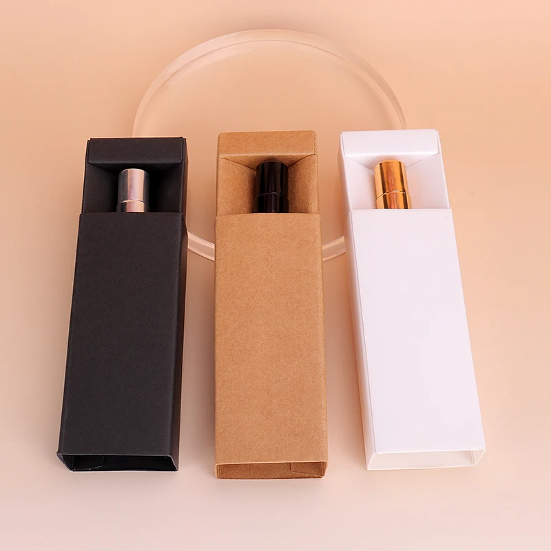 5ml Mini Travel Aluminium Refillable Empty Perfume Bottle Portable With Atomizer Mist Spray Bottle With Box
