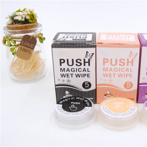Cleaning Push Wet Wipes Excellent Quality Magical Wet Wipes