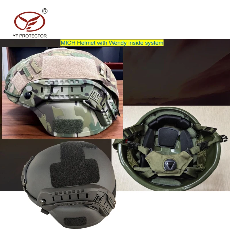 FAST Aramid Mich SF PE OD зеленый защитный Тактический Койот Tan охранный Wendy System BOA Liner IIIA Защитный шлем