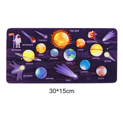 Wooden Solar System Puzzle Kids Board Game For Children Boys Girls Gifts Educational Learning 8 Planets Solar System Wood Planet