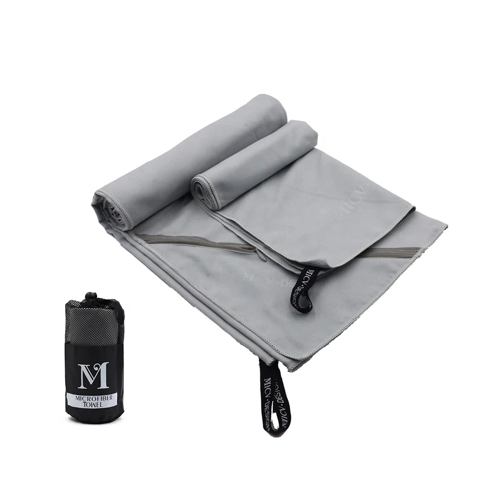 Eastsunshine  2PCS 30*70CM+70*140CM  Sport Towel Sports Manufacturer Towels Custom logo Fast Dry Microfiber Gym Sport Towel