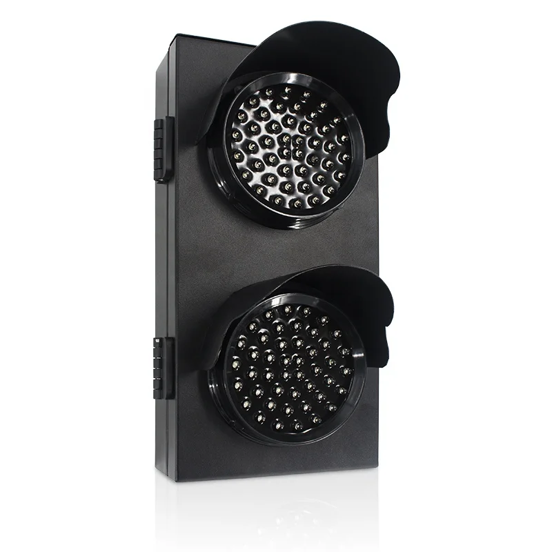 100mm Red Green Traffic Warning Light with high brightness and Low MOQ