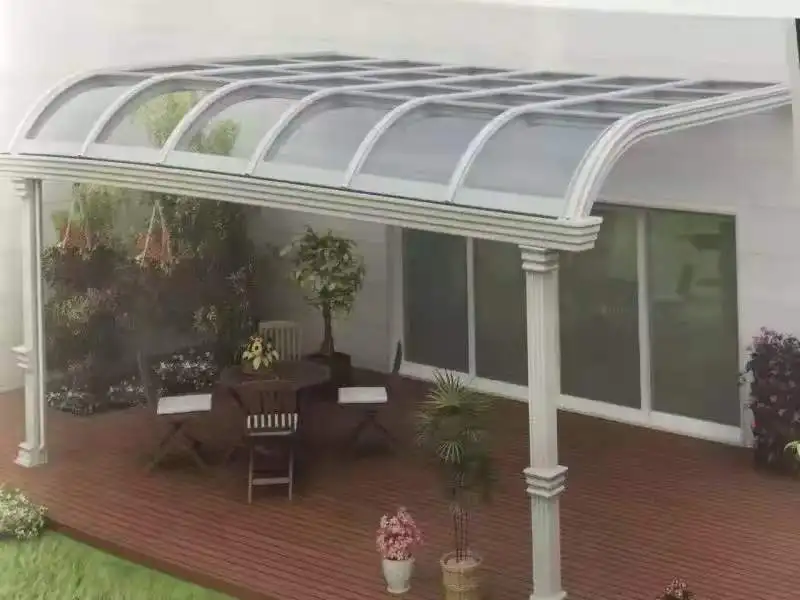 Cheap personalized good price Outdoor Awnings Patio Polycarbonate Roofing Aluminum Balcony Cover Terrace gazebo Canopy