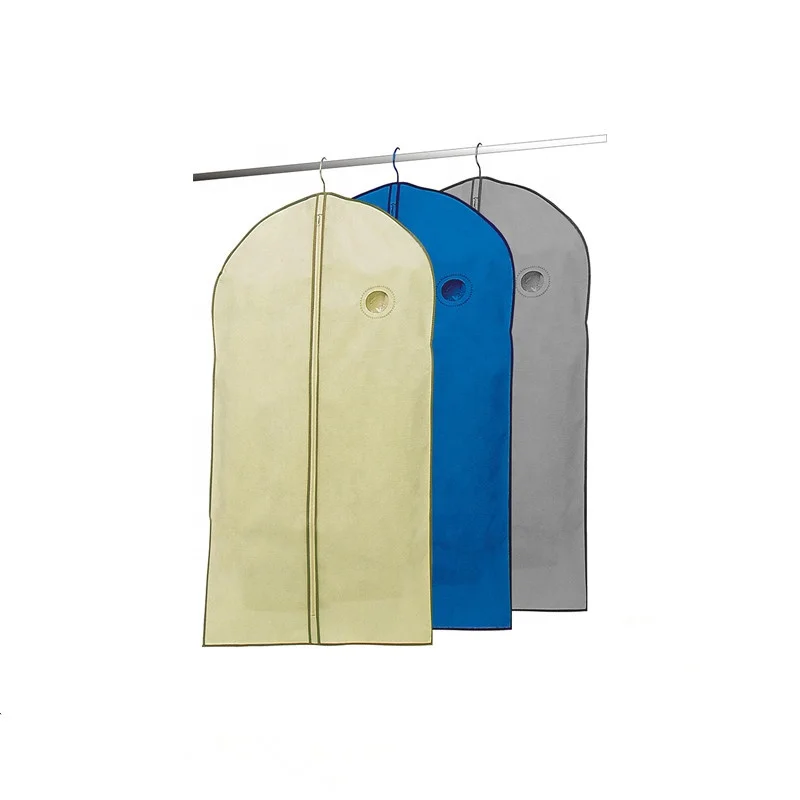 Suit Case with zipper nonwoven Garment Bag Clothes bag suit cover clothes storage cover