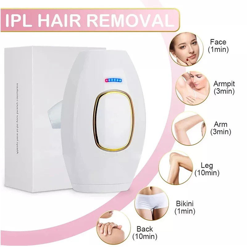 Home Use Ipl Painless Hair Remover Diode Laser Electric Epilator IPL Laser Hair Removal Machine Depiladora Ipl Device at home