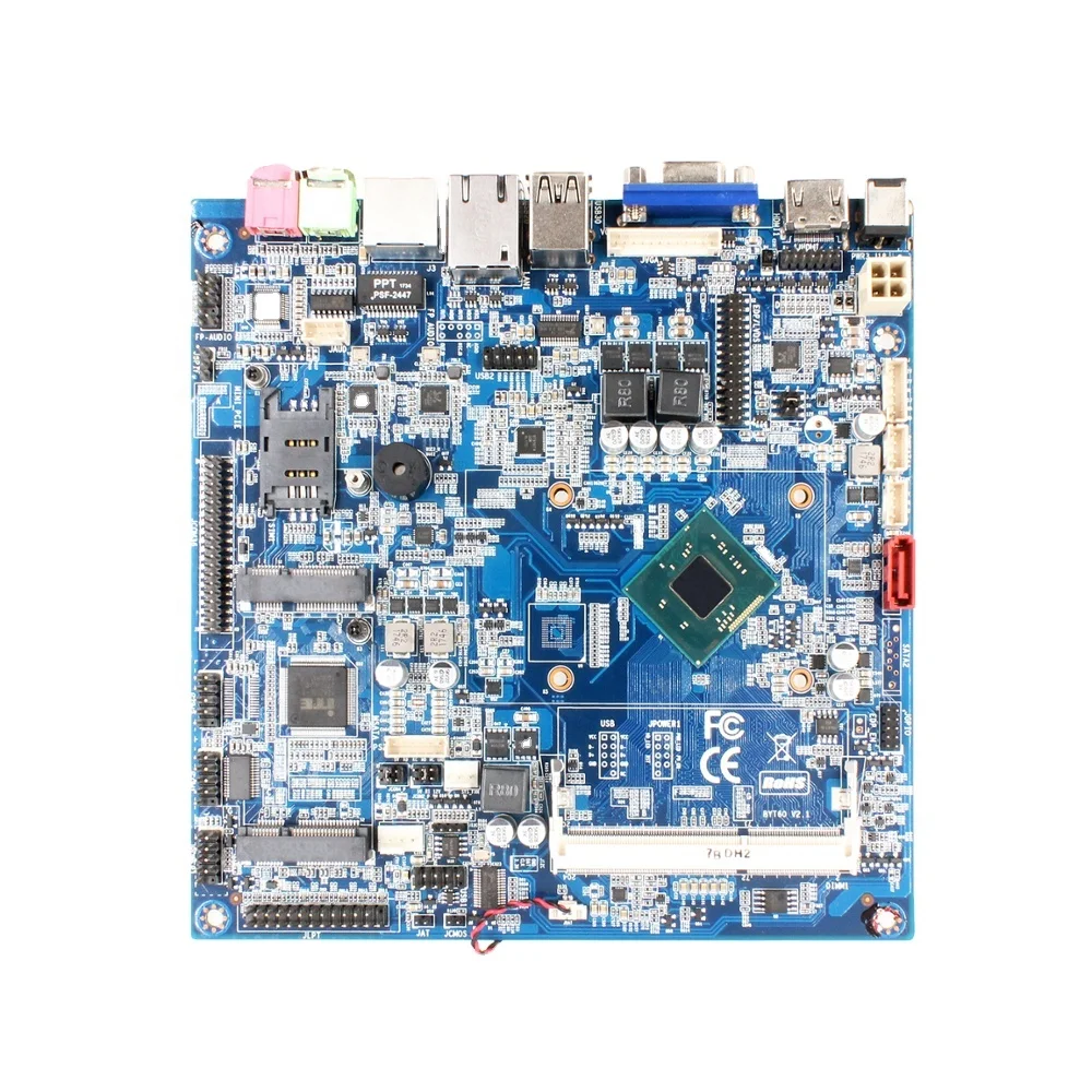 Maxtang mini-ITX INTEL Celeron J1900 motherboard 1ddr3 1LAN 6COM VGA HDMI LVDS 12v win7 win10 linux