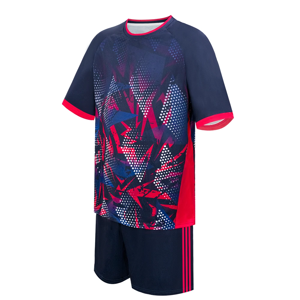 Custom Design Sublimation Cheap Football Jersey for Adults Soccer Uniform Set