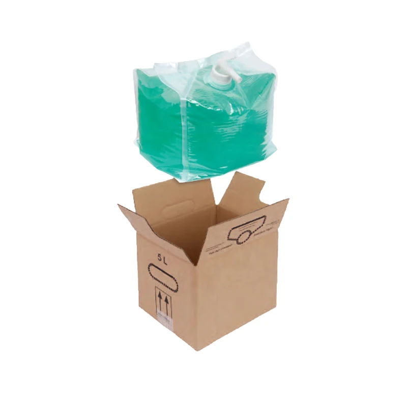 New type adblue packaging PE BIB lightweight portable square bag with valve 3/5/10/15/20L cheertainer