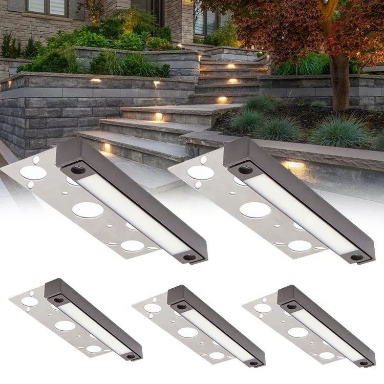 Outdoor 7 Inch 12V AC/DC IP65 Waterproof Integrated Undercover Low Voltage Paver Step Retaining Wall Hardscape Light