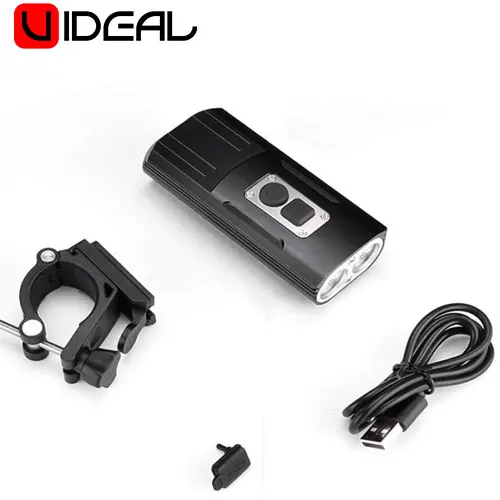 High Bright 1800 Lumens 3400mAh bicycle headlight led Bike Light For Bicycle