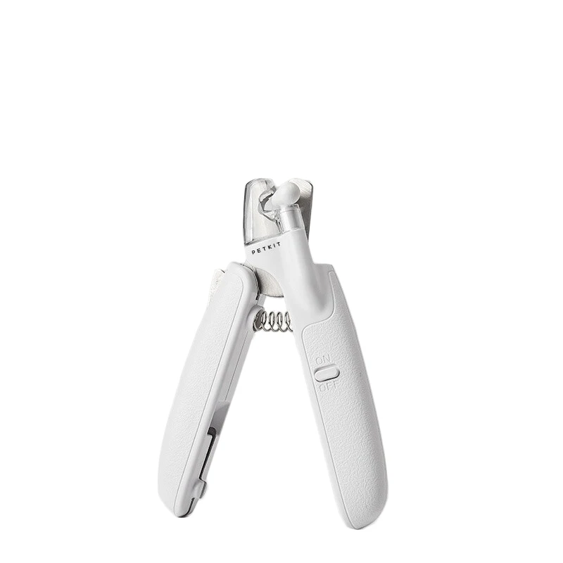 
2021 NEW Products PETKIT Pet Dog and Cat Safety Nail Clippers with LED Light, LR44 Battery Nail Grinder Metal Sissors 