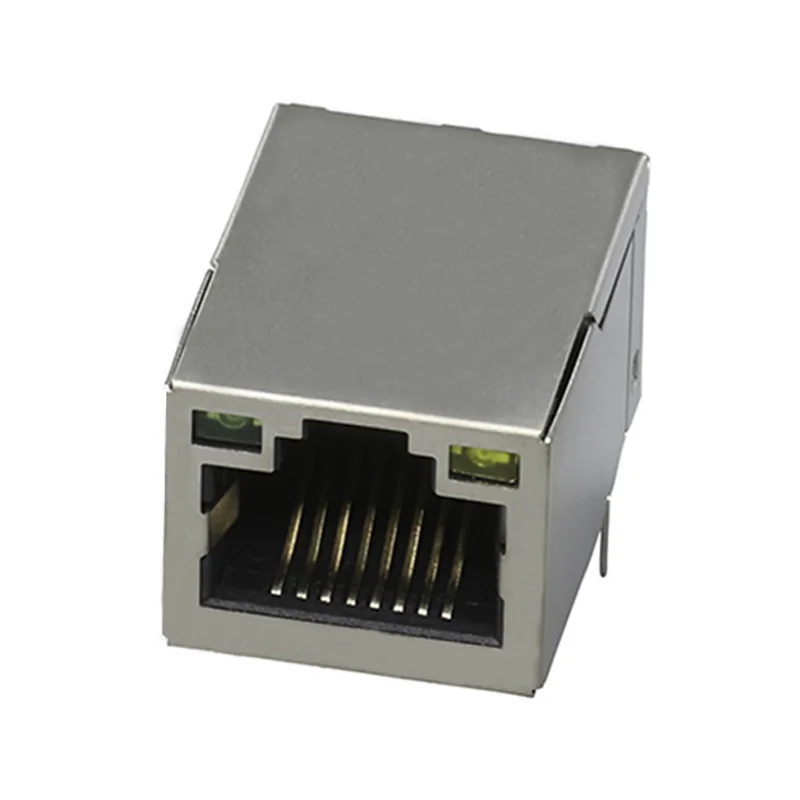 Single Port RJ45 Network Connector POE 100Base Tab-up Ethernet RJ45 Jack Connector