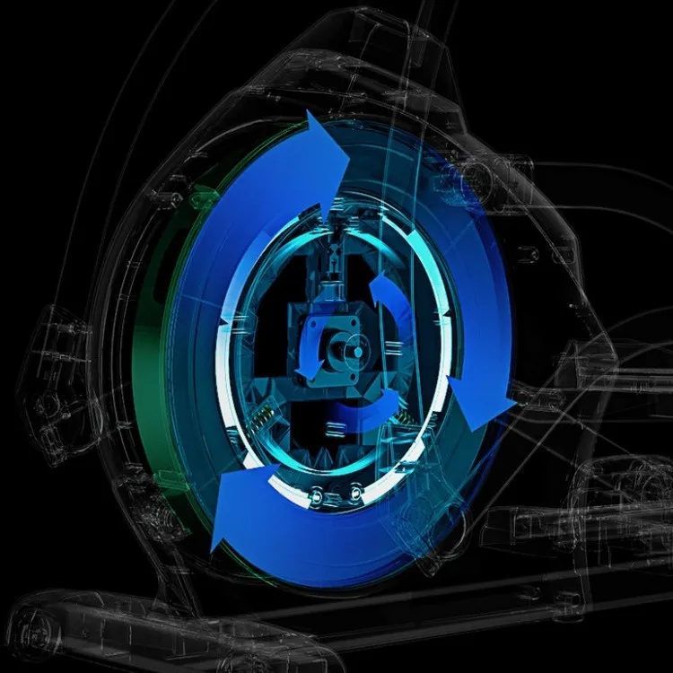 Professional factory resistance adjustment  gym commercial elliptical machine E7