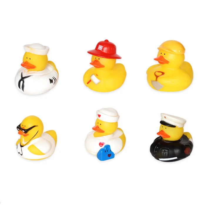 Funny theme duck soft rubber yellow ducks bath toys of baby theme animal