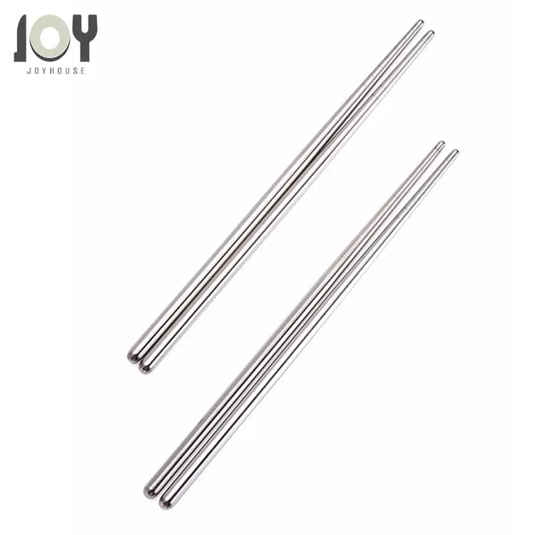 21cm Reusable Chopsticks Stainless Steel Metal , Japanese Chinese Korean Chopstick Dishwasher Safe Chop Sticks