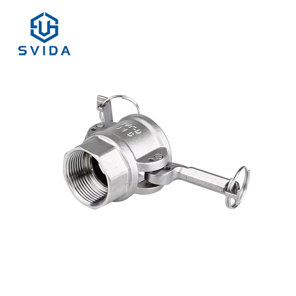 Муфта Camlock типа D нержавеющая сталь 304 316 гнездовой быстроразъемный разъем