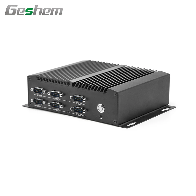 
Embedded Industrial computer mini Fanless Box PC J1900 mini PCI-e 3G 4G BT WiFi Industrial pc 