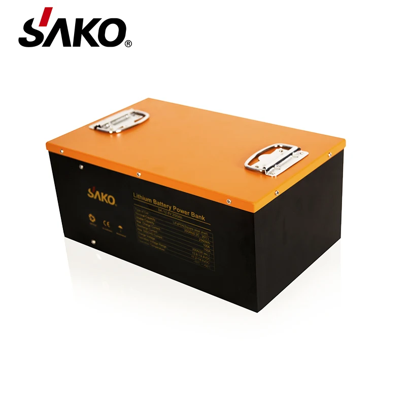 SAKO Hot Sales 12V Battery Pack 100Ah 150Ah 200AH BMS Control Rechargeable Deep Cycle for Home Energy Storage