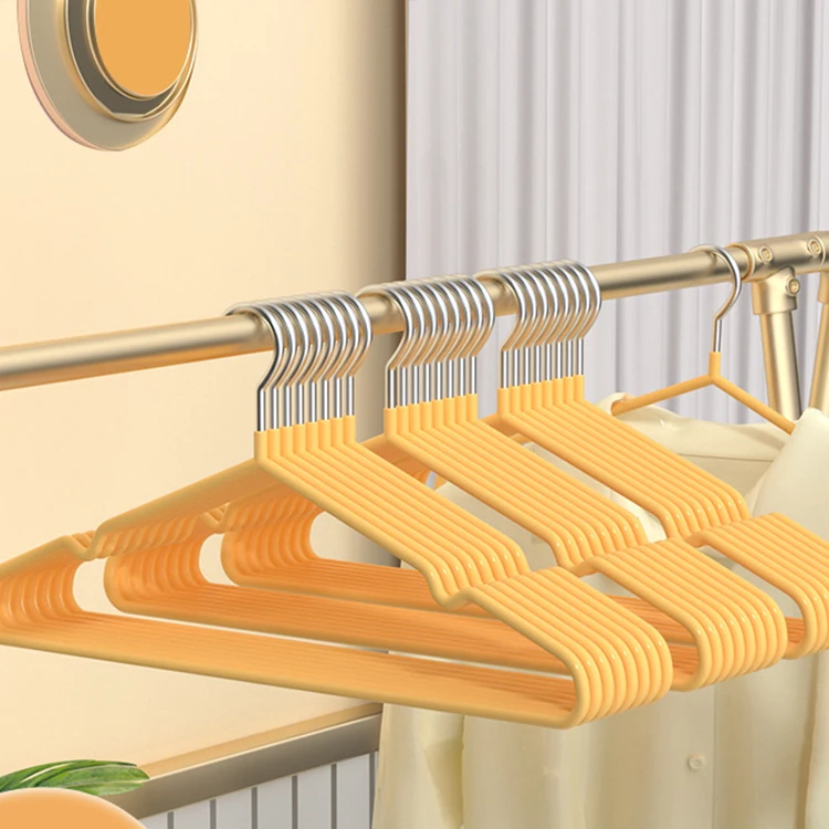 Supplier wholesale strong stainless steel wire laundry hanger metal clothes hangers for cleaning shop