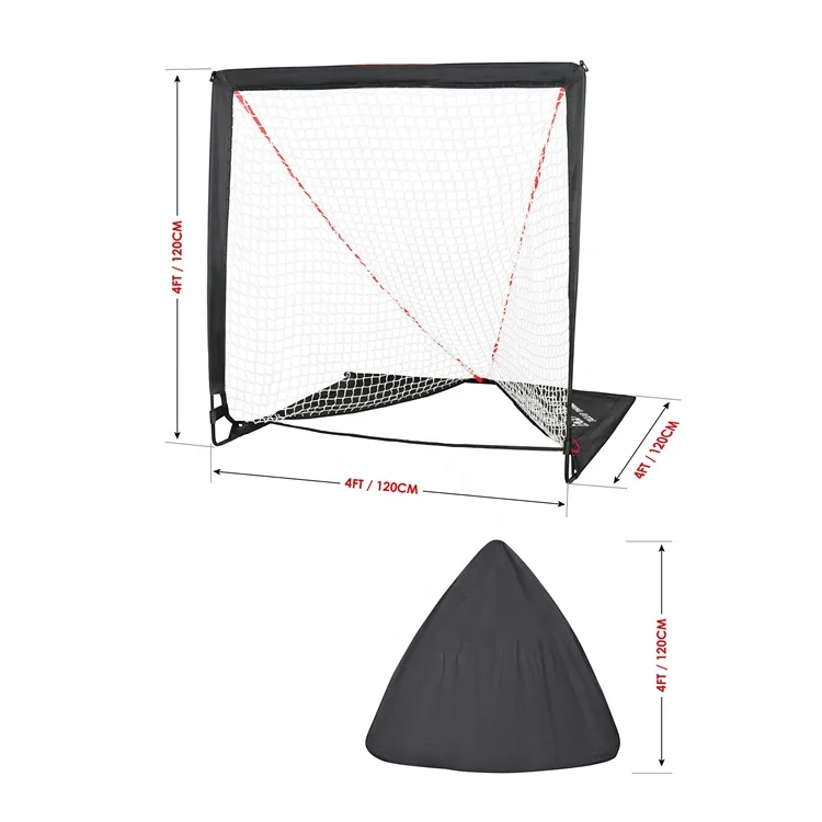 4FT 6FT THigh Quality Official Size Professional College Lacrosse Hockey Goal Or Stick For Kids And Adults