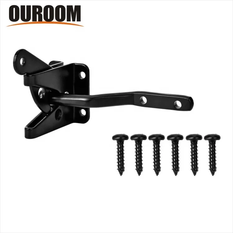 Распродажа, шарнирная защелка, черная дверь, тройник, забор, T-петли, комплект оборудования для деревянных заборов, сверхпрочные